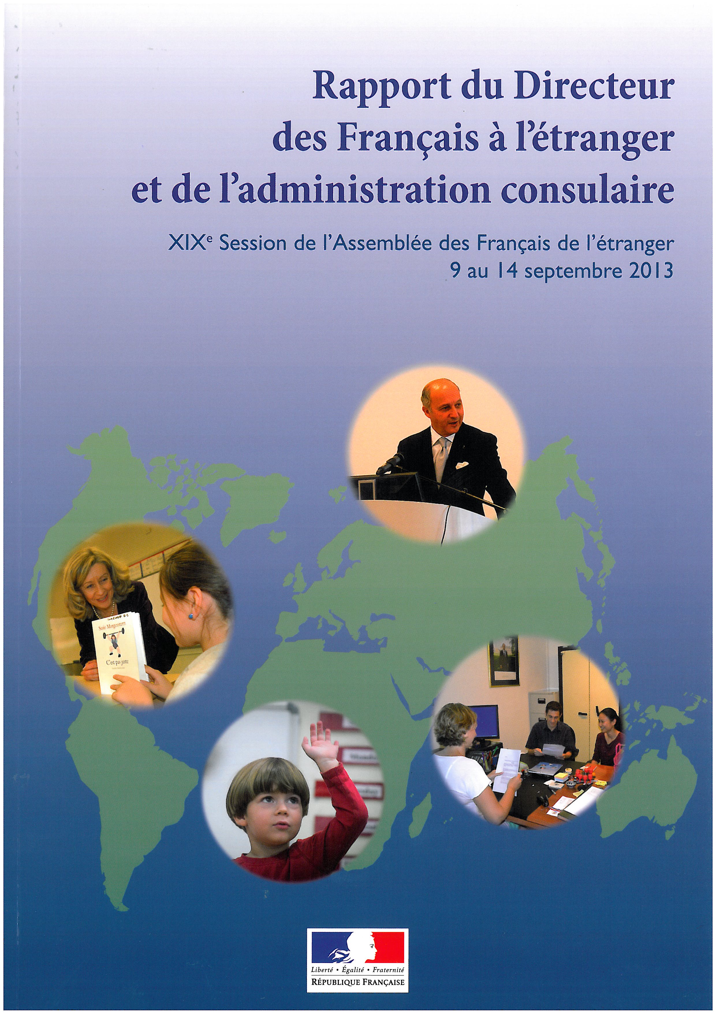 Page de couverture rapport DFAE 2013